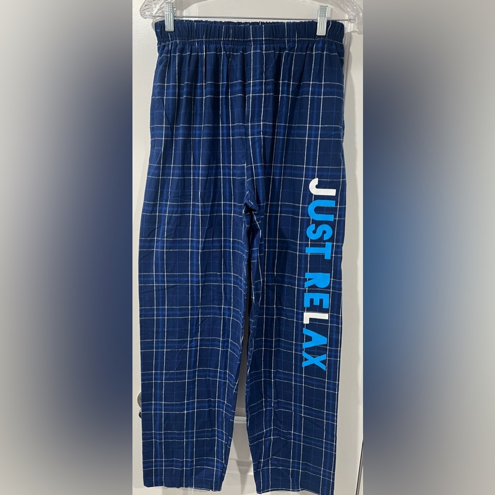 Boxercraft Men’s Harley Blue & White Flannel Lounge Pants